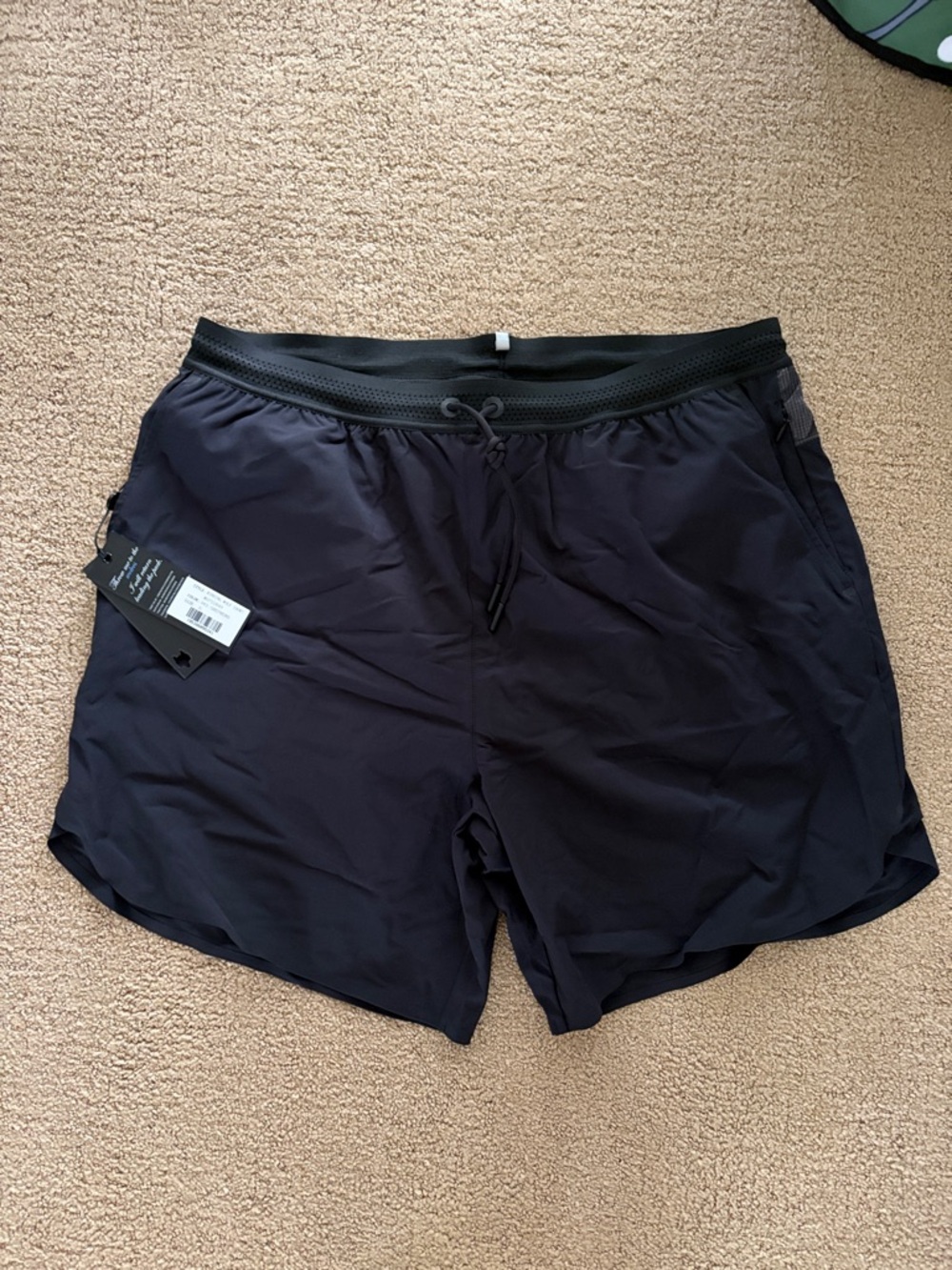 Men's Greyson Athletic Drawstring Shorts in black